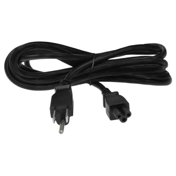 Flat 5-15P to C5 1ft US short travel power cord for notebook digital camera